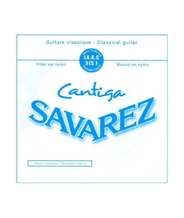 Corde à l'unité de La Cantiga filée argenté Tension forte