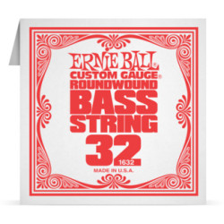 Corde à l'unité basse Ernie Ball nickel filé rond 032