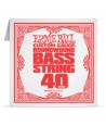 Corde à l'unité basse Ernie Ball nickel filé rond 040