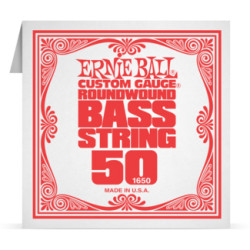 Corde à l'unité basse Ernie Ball nickel filé rond 050