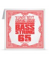 Corde à l'unité basse Ernie Ball nickel filé rond 065