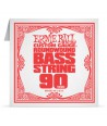 Corde à l'unité basse Ernie Ball nickel filé rond 090