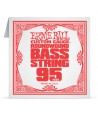 Corde à l'unité basse Ernie Ball nickel filé rond 095