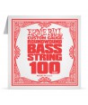 Corde à l'unité basse Ernie Ball nickel filé rond 100