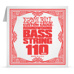 Corde à l'unité basse Ernie Ball nickel filé rond 110
