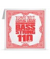 Corde à l'unité basse Ernie Ball nickel filé rond 110
