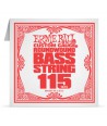 Corde à l'unité basse Ernie Ball nickel filé rond 115