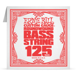 Corde à l'unité basse Ernie Ball nickel filé rond 125