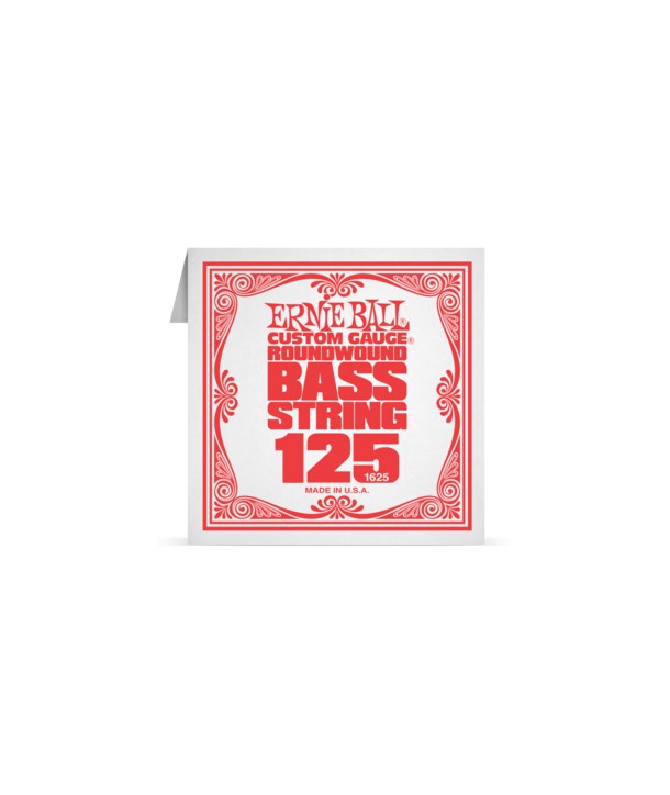 Corde à l'unité basse Ernie Ball nickel filé rond 125