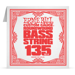 Corde à l'unité basse Ernie Ball nickel filé rond 135