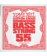 Corde à l'unité basse Ernie Ball nickel filé rond 055