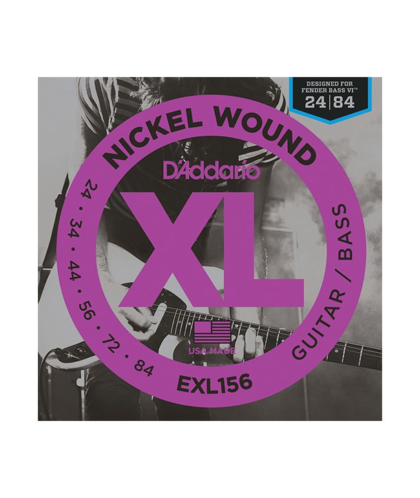 Jeu de 6 corde pour Fender Bass VI 24-84