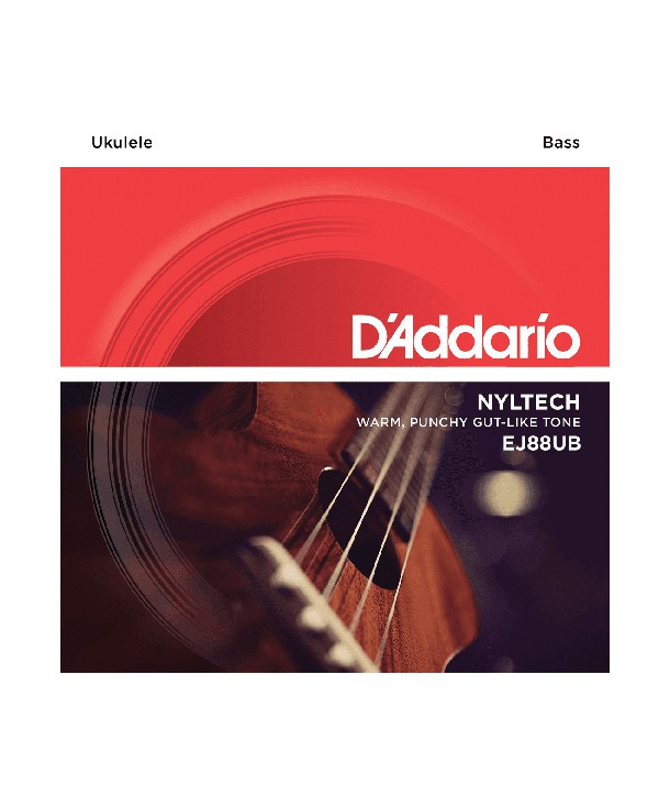 Jeu de cordes Nyltech pour Ukulélé Basse en Nylon naturel