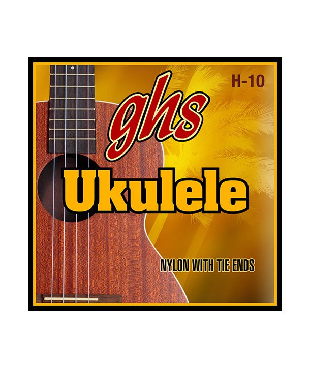 Jeu de cordes pour Ukulélé NYLON - Soprano/Concert, Black Nylon