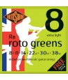 Electric strings set Roto Greens extra-light Nickel 8-38
