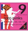 7 Saiten für E-Gitarren Roto Pinks Super Light Nickel 9-52