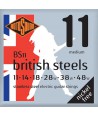 E-Gitarren Saiten British Steels Medium 11-48
