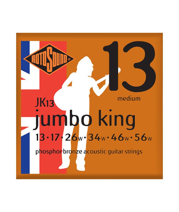 Jeu de cordes Folk Phosphore Bronze Jumbo King Medium 13-56