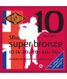 Jeu de cordes Folk Phosphore Bronze Super Bronze Extra Light 10-50