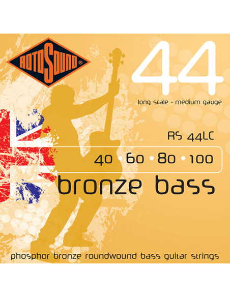 Jeu de cordes Basse Acoustique BRONZE BASS Phosphore bronze Médium 40-100
