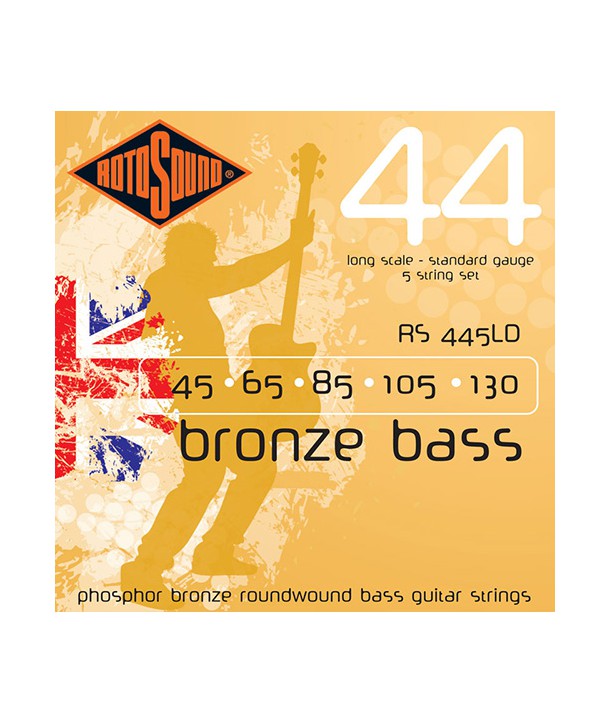Jeu de 5 cordes Basse Acoustique BRONZE BASS Phosphore bronze 45-130