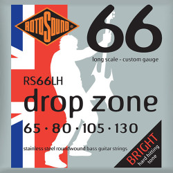 Jeu de cordes SWING BASS Drop Zone 65-130 filé rond STAINLESS STEEL