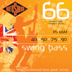 Jeu de cordes SWING BASS 40-90 filé rond STAINLESS STEEL Diapason moyen