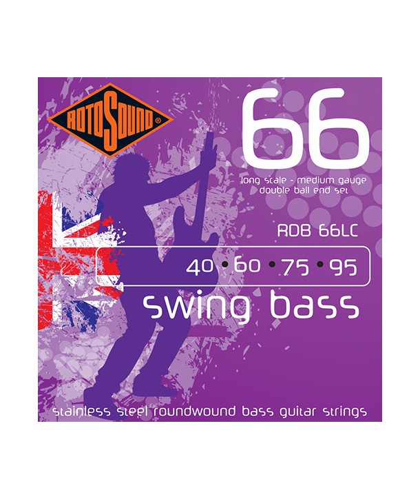 Jeu de cordes SWING BASS Double Boules Médium 40-95