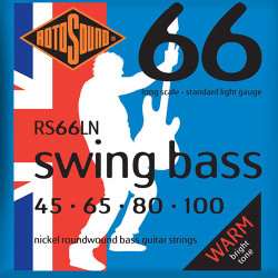 Jeu de cordes SWING BASS Standard-Light 45-100 filé rond NICKEL