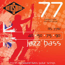 Jeu de cordes JAZZ BASS filé plat Diapason Court 40-90
