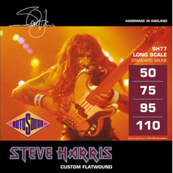Jeu de cordes JAZZ BASS filé plat Signature STEVE HARRIS 50-110