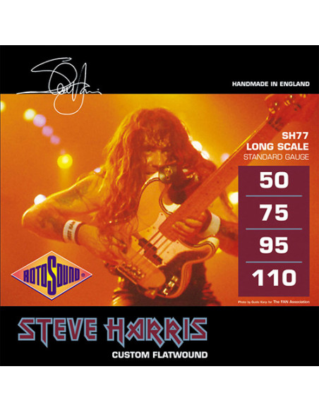 Jeu de cordes JAZZ BASS filé plat Signature STEVE HARRIS 50-110