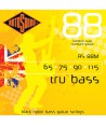 Jeu de cordes basse TRU BASS filé plat 65-115 Diapason moyen BLACK NYLON