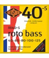 Jeu de cordes 5 cordes Basse ROTO BASS Medium 40-125 filé rond NICKEL