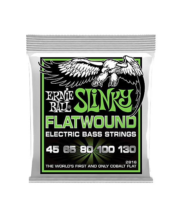 Jeu de 5 Cordes Basse Slinky Filé Plat Regular Slinky 45-130