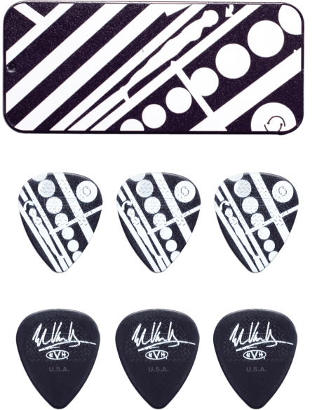 Lot de 6 médiators EVH Circles 0,60mm