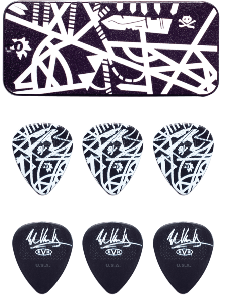 Lot de 6 médiators EVH Starbody 0,60mm