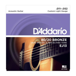 Jeu de cordes Folk Bronze 80/20 Custom-Light 11-52
