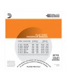 Juego de cuerdas folk Fósforo-Bronce Flat Tops Light 12-53