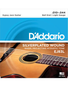 Acoustic Strings Set Ball end Gypsy Jazz Light 10-44