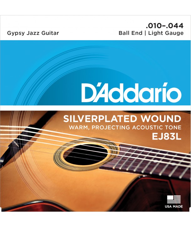 Juego de cuerdas folk Terminación de bola Gypsy Jazz Light 10-44