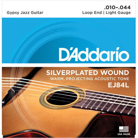 Jeu de cordes manouche à Boucle Gypsy Jazz Light 10-44