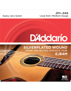 Acoustic Strings Set Loop end Gypsy Jazz Medium 11-45