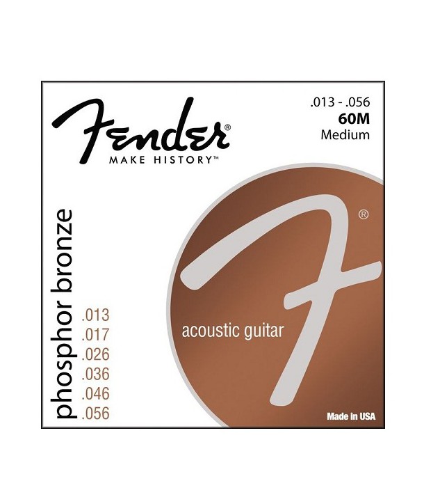 Jeu de cordes Folk Phosphore-Bronze 60M Medium 13-56 acoustique