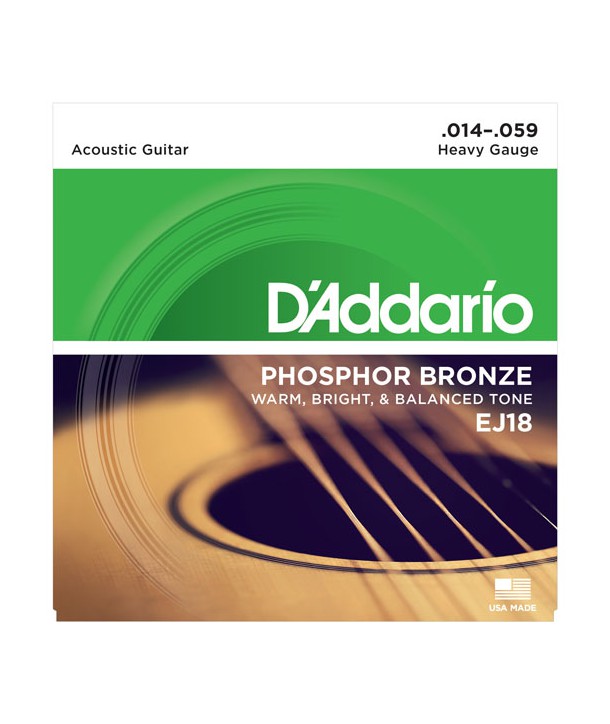 Jeu de cordes Folk Phosphore-Bronze Heavy 14-59