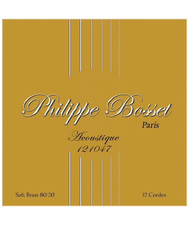 Jeu de 12 cordes ACOUSTIQUE Bronze 10-47 Philippe Bosset