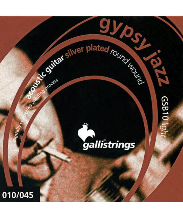 Acoustic strings Set Ball end Gypsy Jazz Light 10-45
