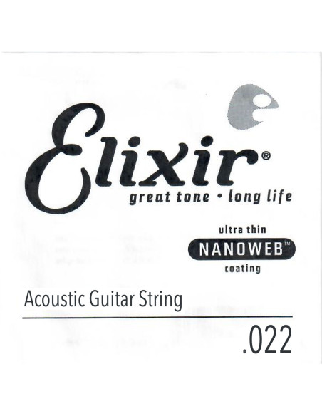 Corde unité acoustique Nanoweb filée Bronze 22