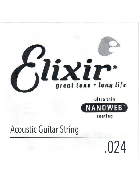 Corde unité acoustique Nanoweb filée Bronze 24