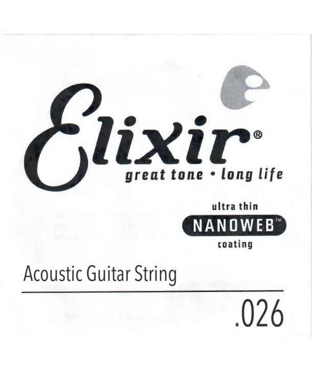 Einzelsaite Westerngitarre Nanoweb Bronze 26